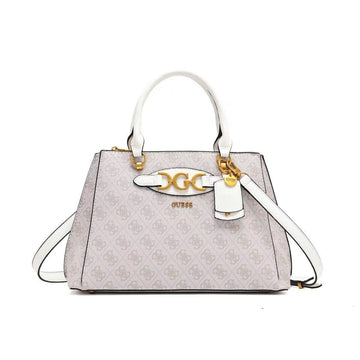 Gues* -  Malva Girlfriend Black Satchel Bag - LIGHT PINK