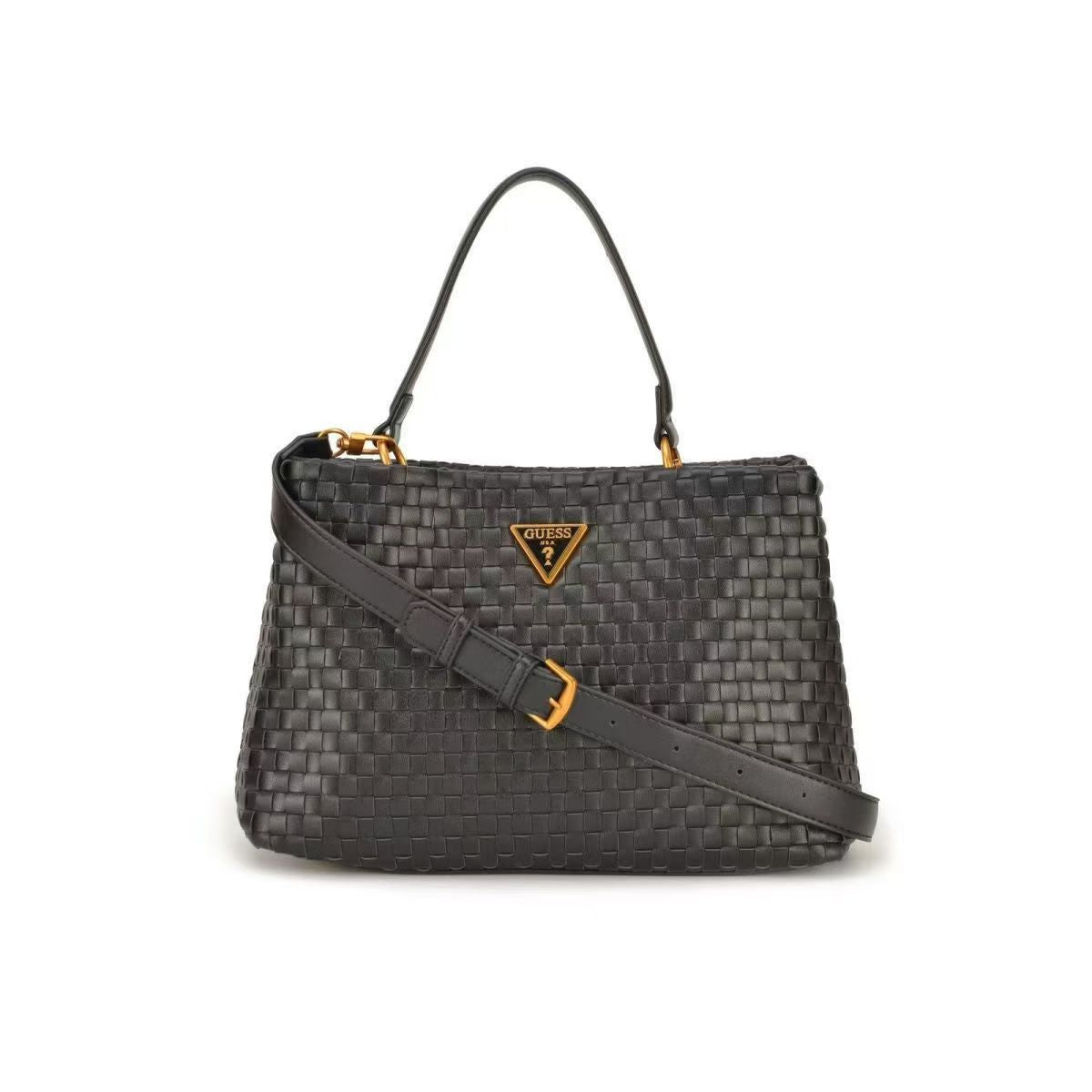 Gues* - Womens Lisbet 2 Satchel -Black