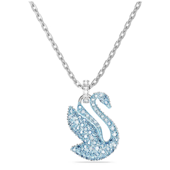 Swar*vski -Swan pendant Swan, Medium, Blue, Rhodium plated - 5660594