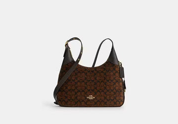 COAC* - Ella Shoulder Bag In Signature Chenille-Truffle
