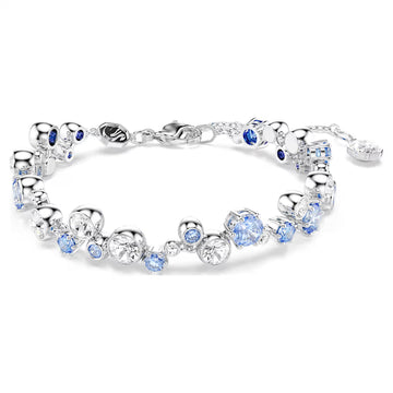 Swar*vski -Constella bracelet Mixed cuts, Blue, Rhodium plated-5722479