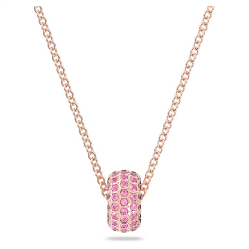 Swar*vski -Dextera pendant Pink, Rose gold-tone plated-5642887