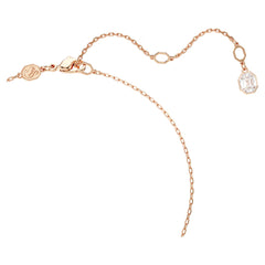 Swar*vski -Dextera pendant Round cut, White, Rose gold-tone plated-5692257