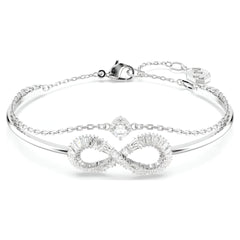Swar*vski -Hyperbola bangle Infinity, White, Rhodium plated-5684049