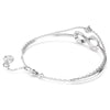 Swar*vski -Hyperbola bangle Infinity, White, Rhodium plated-5684049