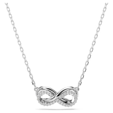 Swar*vski -Hyperbola pendant Pavé, Infinity, White, Rhodium plated-5687265