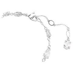 Swar*vski -Idyllia bracelet Mixed cuts, Snowflake, White, Rhodium plated-5691485