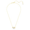 Swar*vski -Idyllia Lilia necklace Butterfly, White, Gold-tone plated-5736068