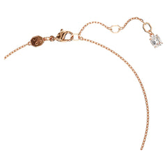 Swar*vski -Idyllia Y pendant Crystal pearl, Shell, White, Rose gold-tone plated-5680299