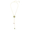 Swar*vski -Idyllia Y pendant Mixed cuts, Flower, Multicolored, Gold-tone plated-5717158