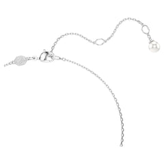 Swar*vski -Imber pendant Heart cut, Heart, Blue, Rhodium plated-5711346