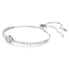 Swar*vski -Matrix bracelet Evil eye, White, Rhodium plated-5632062