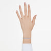 Swar*vski -Matrix bracelet Round cut, White, Rhodium plated-5678252-Coming Soon