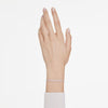 Swar*vski -Matrix Tennis bracelet Round cut, White, Rose gold-tone plated-5677823-Coming Soon