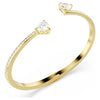 Swar*vski -Mesmera bangle Heart, White, Gold-tone plated-5733474
