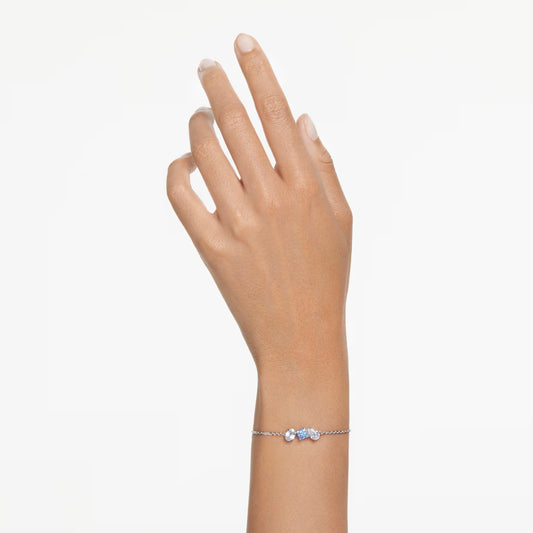 Swar*vski - Mesmera bracelet Mixed cuts, Blue, Rhodium plated-5668359