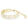 Swar*vski -Mesmera bracelet Mixed cuts, White, Gold-tone plated-5743827-Delivery After 10th Mahram