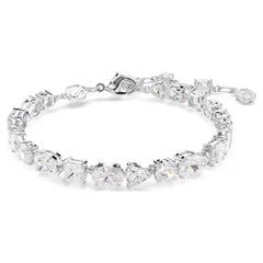 Swar*vski -Mesmera bracelet Mixed cuts, White, Rhodium plated-5731959-Coming Soon