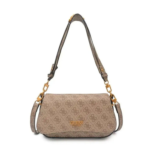 Gues* -  Guess Noelle Shoulder Bag - WHITE LOGO
