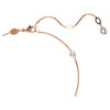 Swar*vski -Dragon & Phoenix Pendant Crystal pearls, Dragon claw, White, Rose gold plated-5685774