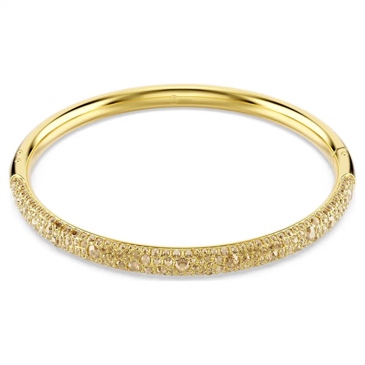 Swar*vski -Sublima bangle Snow pavé, Gold tone, Gold-tone plated-5723336