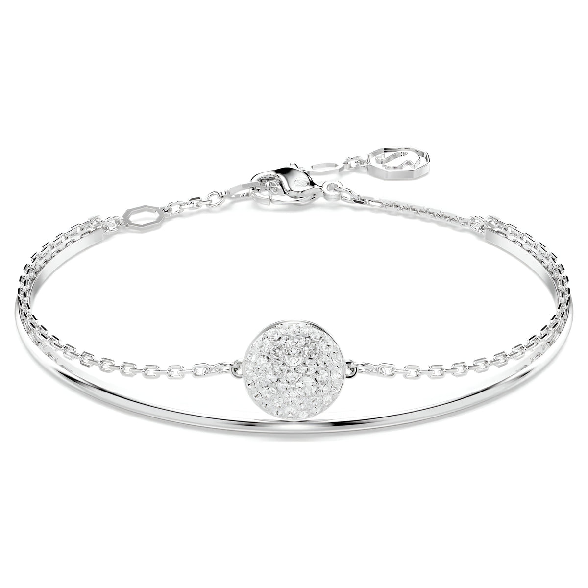 Swar*vski -Sublima bangle White, Rhodium plated-5683447