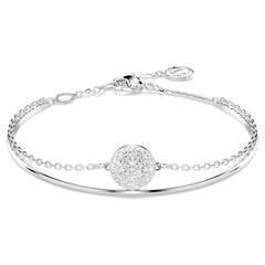 Swar*vski -Sublima bangle White, Rhodium plated-5683447