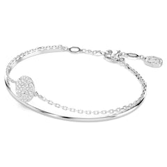 Swar*vski -Sublima bangle White, Rhodium plated-5683447