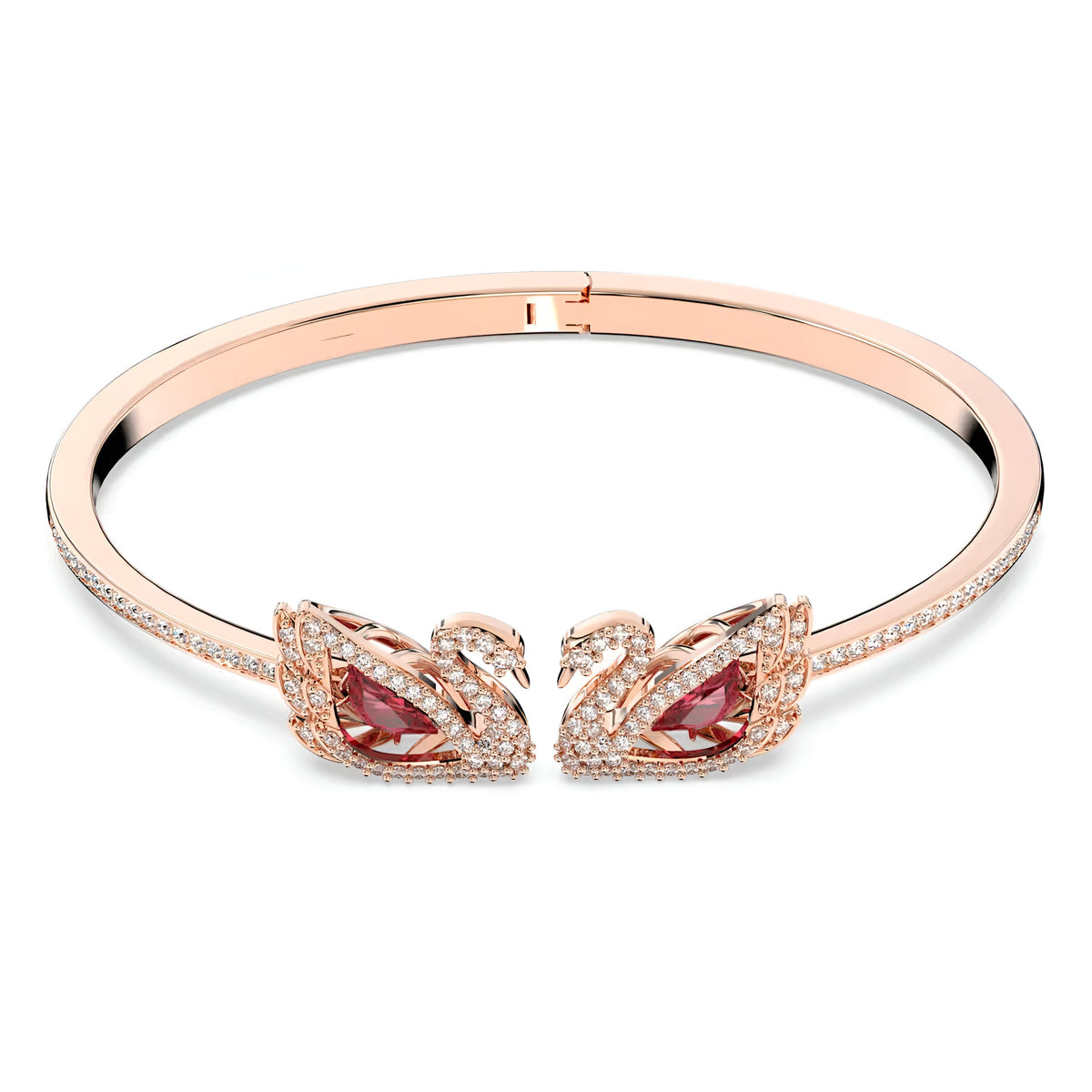 Swar*vski -Swan bangle Swan, Red, Rose gold-tone plated M-5614121