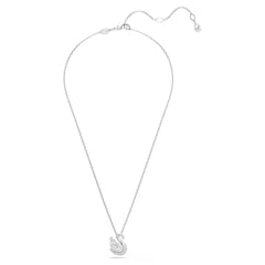 Swar*vski -Swan pendant Mixed cuts, Swan, white-5732412