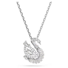 Swar*vski -Swan pendant Mixed cuts, Swan, white-5732412