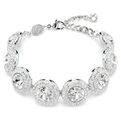 Swar*vski -Una Angelic bracelet White, Rhodium plated-5735343