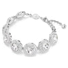 Swar*vski -Una Angelic bracelet White, Rhodium plated-5735343